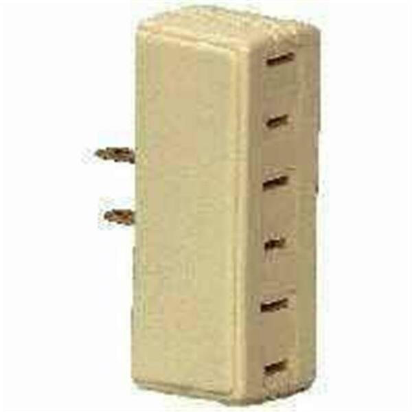 1747V-BOX 3 Outlet 2 Wire Tap-Adapter - Ivory, Eaton Wiring Devices, Mfr#: 4865457